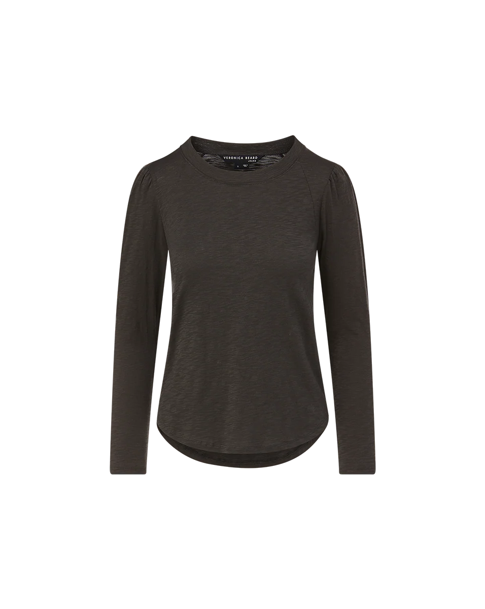 Veronica Beard - Mason Baseball Tee - Charcoal