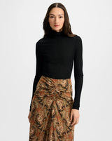 Veronica Beard - Wyeth Ribbed Turtleneck - Black