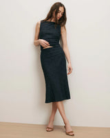 Veronica Beard Massimo Skirt in Navy