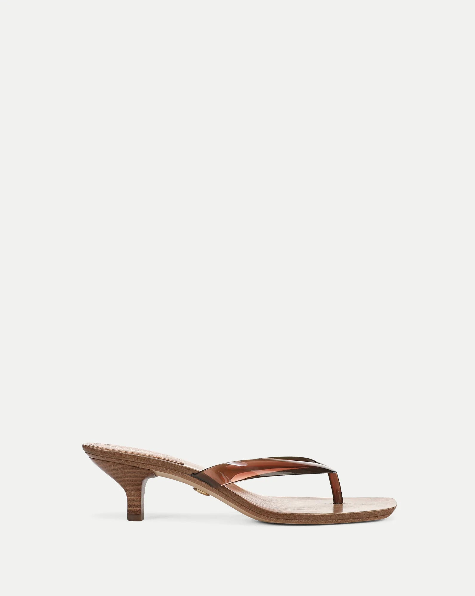 Veronica Beard - Clea Jelly Kitten-Heel Sandal - Hazelwood