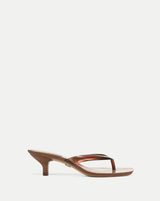 Veronica Beard - Clea Jelly Kitten-Heel Sandal - Hazelwood