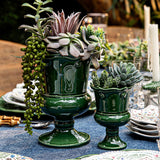 Juliska - Berry & Thread Petite Parterre Garden Vase 8" -Basil