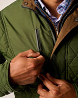 Johnnie O - Juno Quilted Snap Jacket-Mangrove