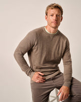 Johnnie O - Boggs Merino Wool Crewneck Sweater - Khaki