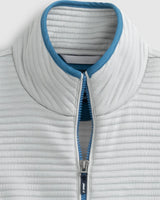 Johnnie O - Notch Quilted Knit Vest - Light Gray