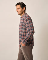 Johnnie O - Jimmy Stretch Flannel Lodge Shirt - Creole