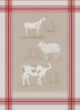 Tea Towel - French Country - Cheese Animals