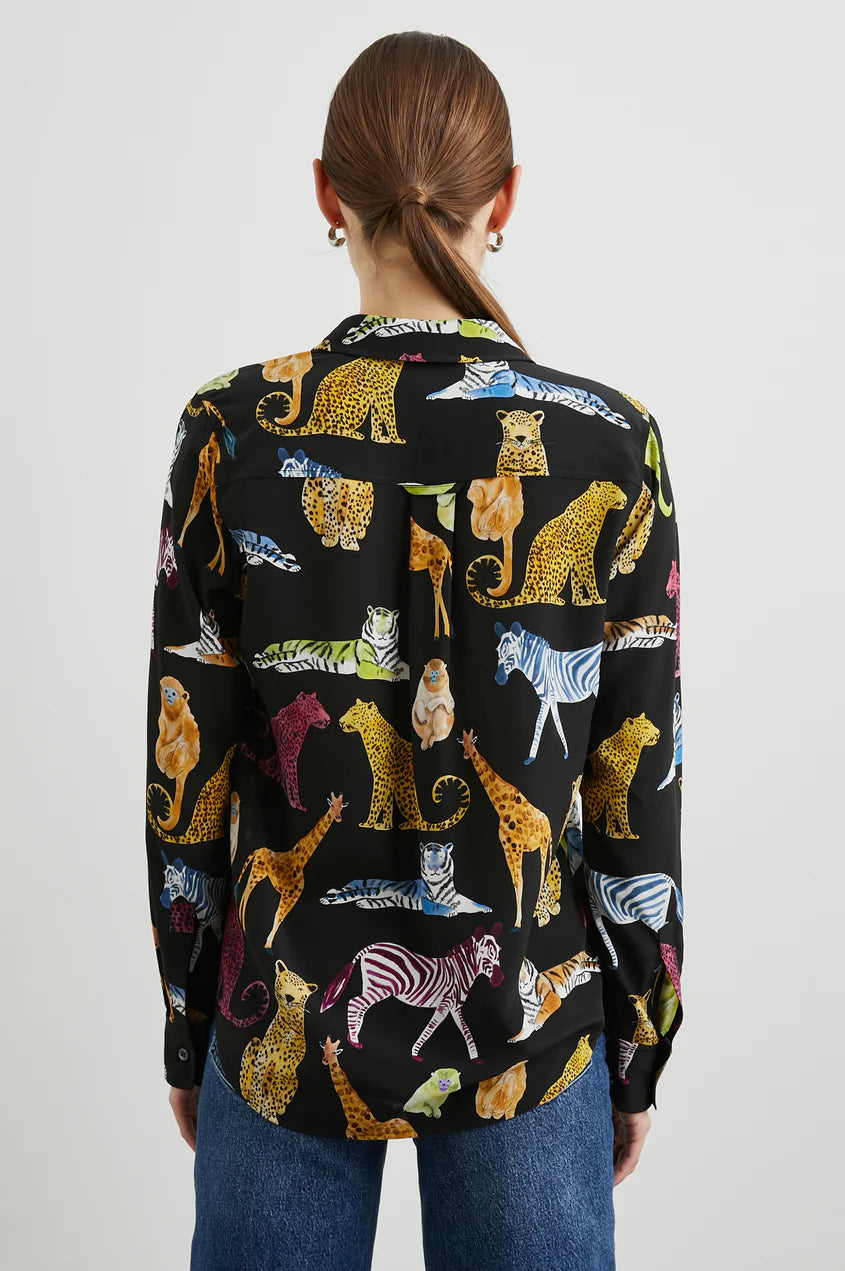 Rails - Kate Shirt - Illustrated Animals