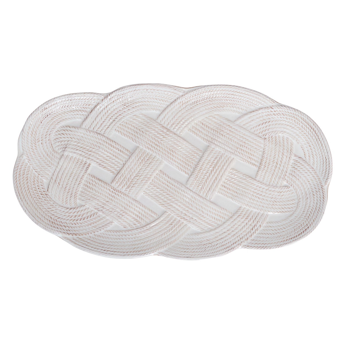 Juliska - Le Panier 15" Hostess Tray - Whitewash