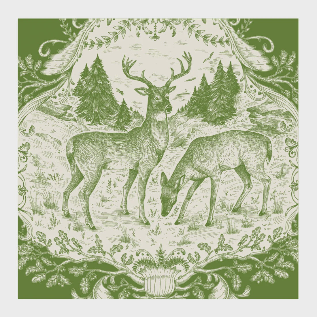 Hester & Cook - FABLE TOILE - Cocktail Napkins