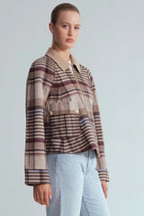 Cara Cara- Andrew Jacket- Pima Plaid Tan