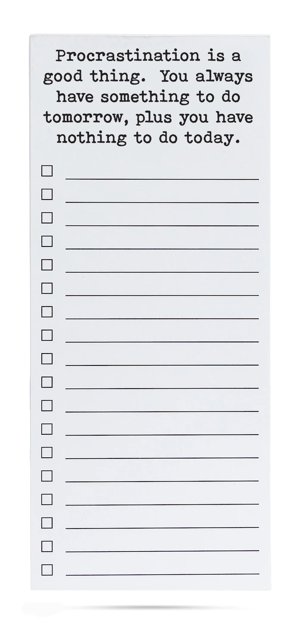 Ellembee Gift Procrastination list pad