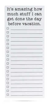 Ellembee Gift Day before Vacay list pad