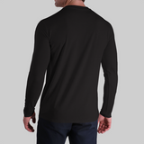 2UNDR - Long Sleeve Luxury Crew Tee - Black