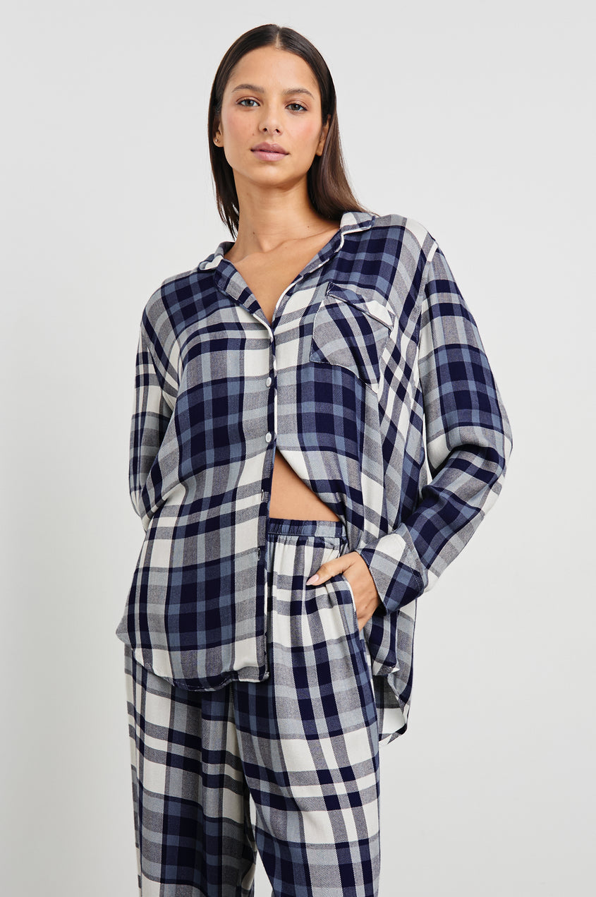 Rails - Luna Pajama Set - Lake Blue Cloud