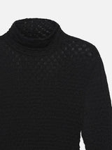 FRAME - Mesh Lace Turtleneck