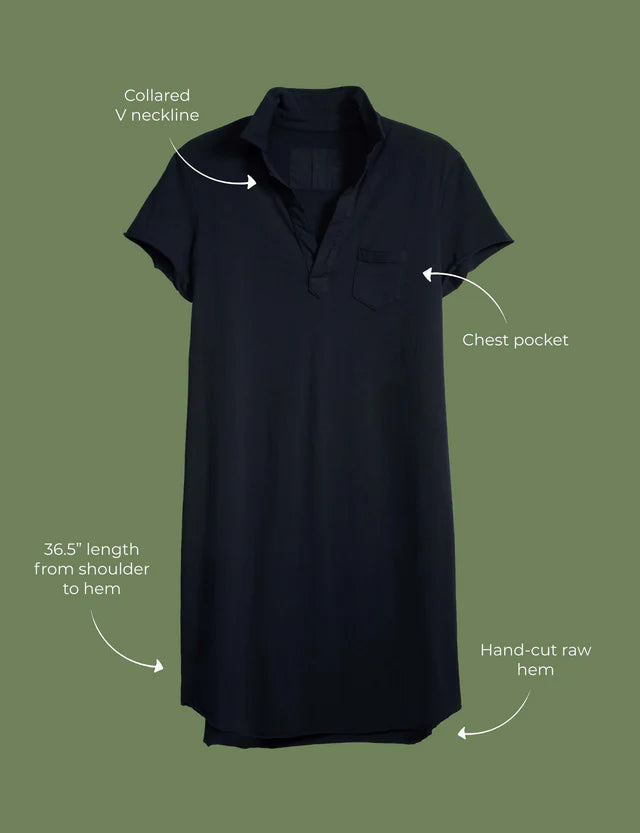 Frank & Eileen Lauren Polo Dress Kelly green