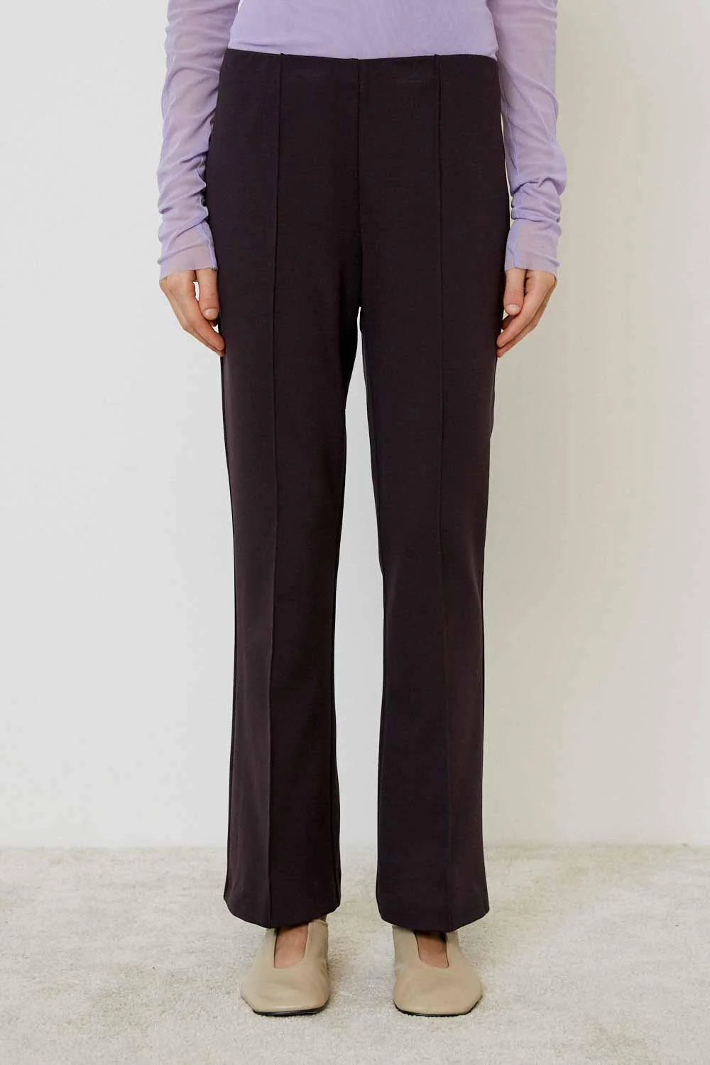 MeiMeiJ Pants Pantalone Brown/Sigaro