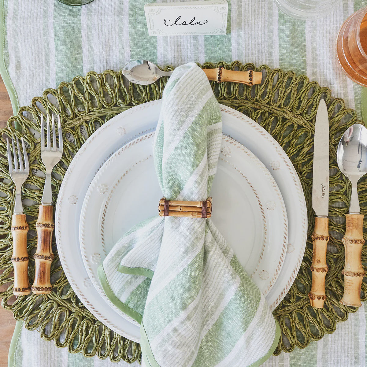 Juliska - Berry & Thread Melamine Dessert/Salad Plate - Whitewash