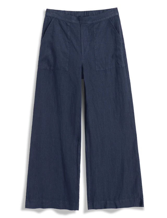 Frank & Eileen Madeline Patch Pocket Pull on Pant Navy