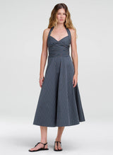 A.L.C. - Magnolia Dress - Carbon Blue Multi