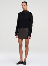 A.L.C.- Mara Skirt- Deepest Brown