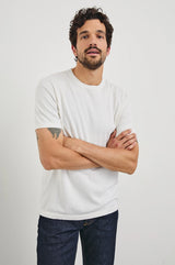 Rails- Mason Cotton Cashmere T Shirt- Cream