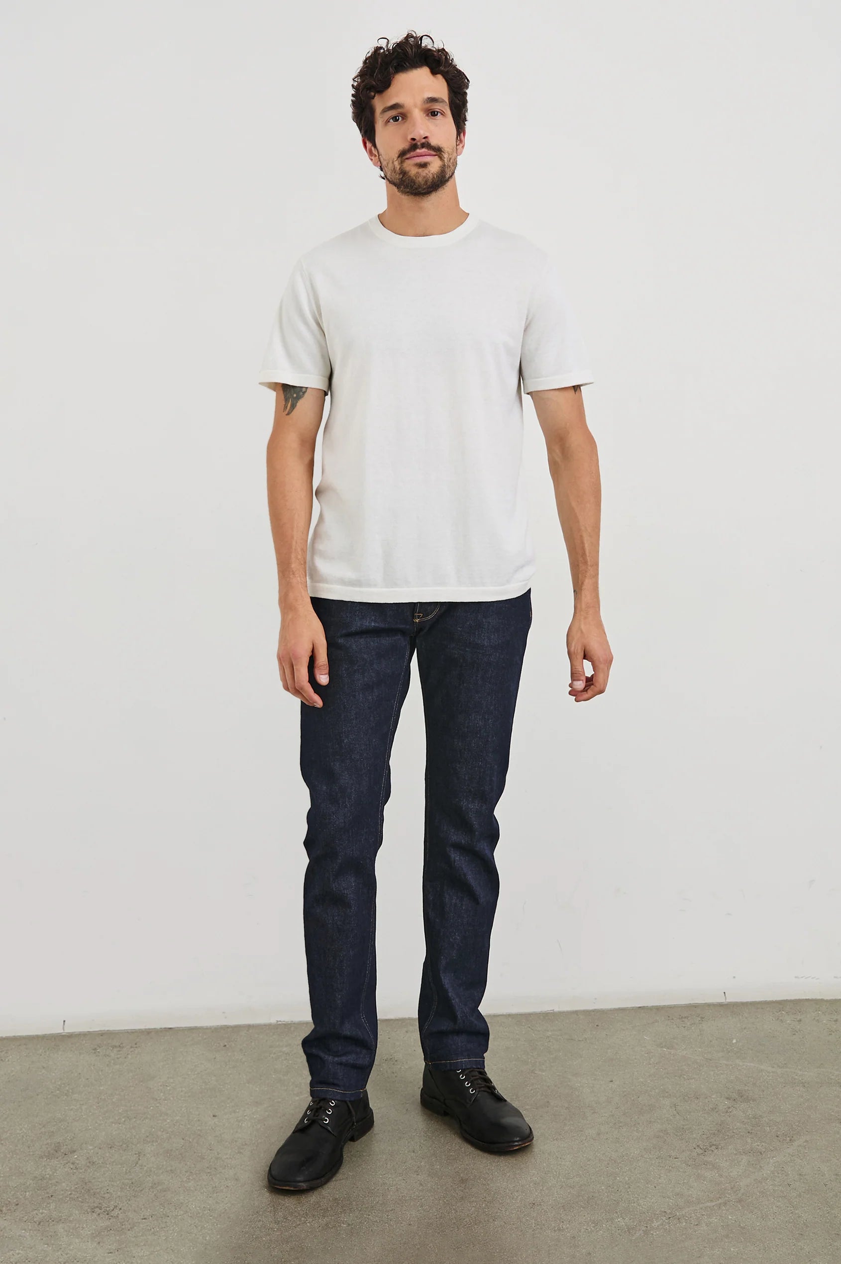 Rails- Mason Cotton Cashmere T Shirt- Cream