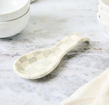 MacKenzie Childs - Sterling Check - Spoon Rest