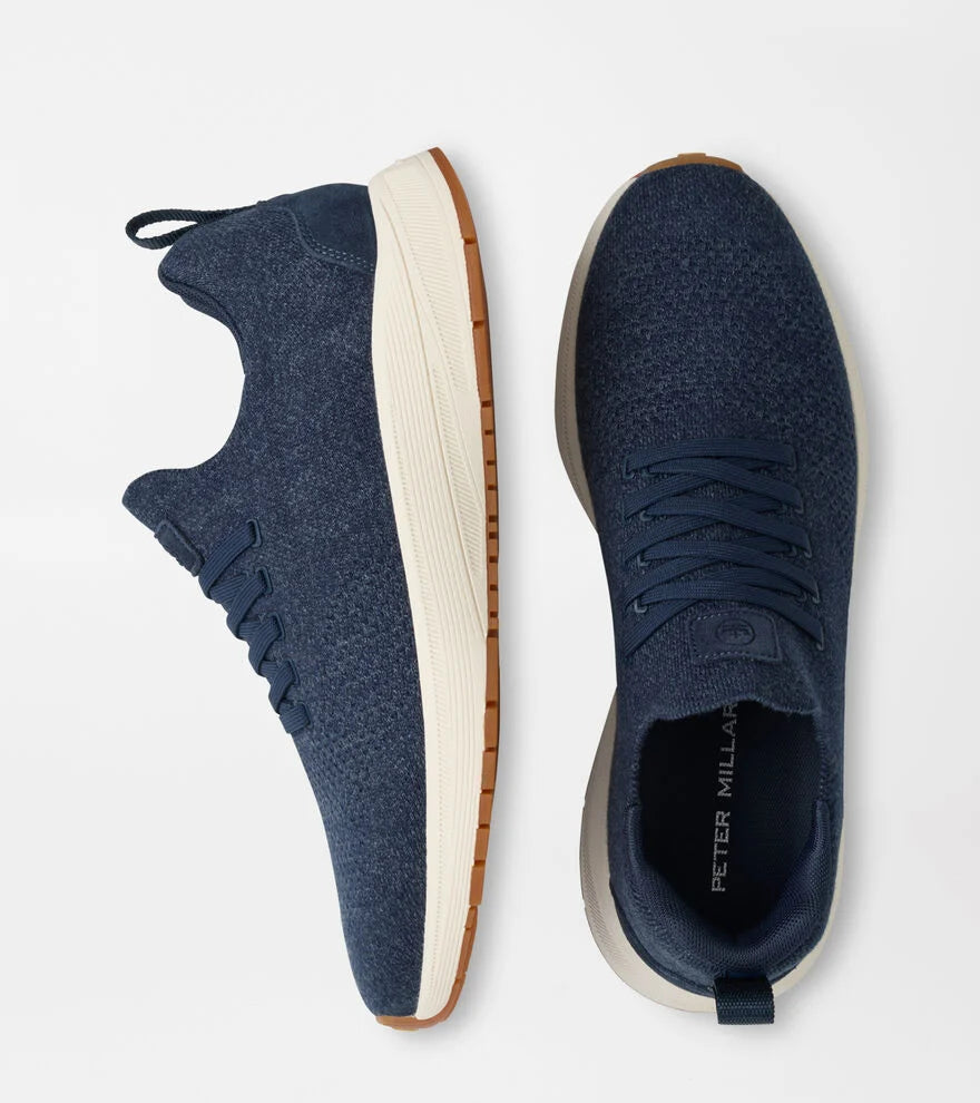 Peter Millar Odeon Sneaker in Navy