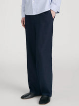 FRAME - Drawstring Linen Pants - Rinse