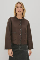 Rails - Melanie Jacket - Dark Brown