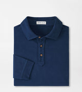 Peter Millar - Lava Wash Long Sleeve Polo - Navy