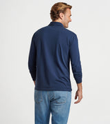 Peter Millar - Lava Wash Long Sleeve Polo - Navy