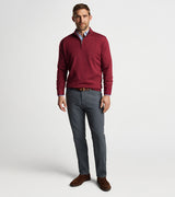 Peter Millar - Autumn Crest Quarter-Zip -Celosia Red