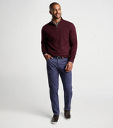 Peter Millar - Autumn Crest Suede Trim Quarter-Zip - MF24S03