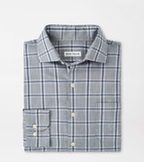 Peter Millar - Vernon Flannelite Cotton-Stretch Sport Shirt  - Gale Grey