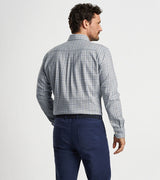 Peter Millar - Vernon Flannelite Cotton-Stretch Sport Shirt  - Gale Grey