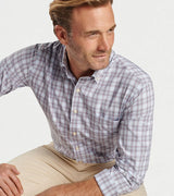 Peter Millar - Watson Performance Poplin Sport Shirt - Galaxy