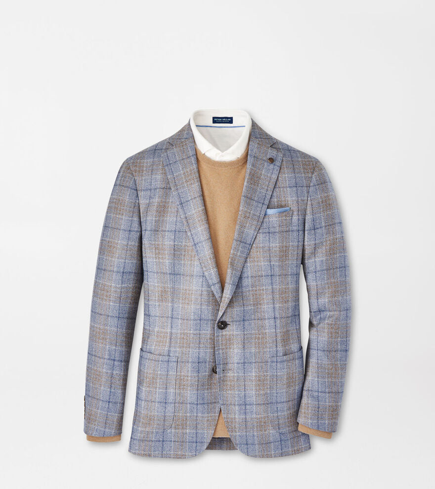 Peter Millar - Callan Plaid Soft Jacket - Blue Pearl