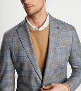 Peter Millar - Callan Plaid Soft Jacket - Blue Pearl