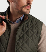 Peter Millar - Essex Vest - Dark Olive