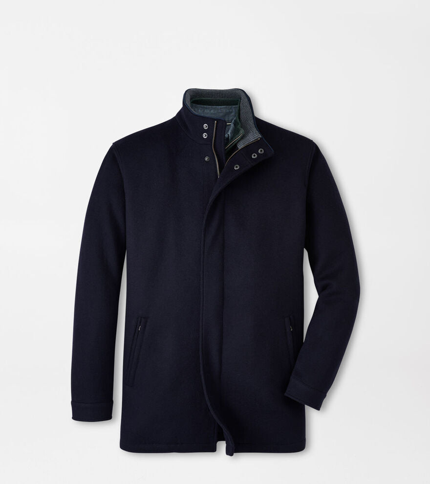 Peter Millar - Crown Flex Fleece City Coat - Navy