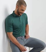 Peter Millar - Solid Performance Jersey Polo -  Nordic Pine