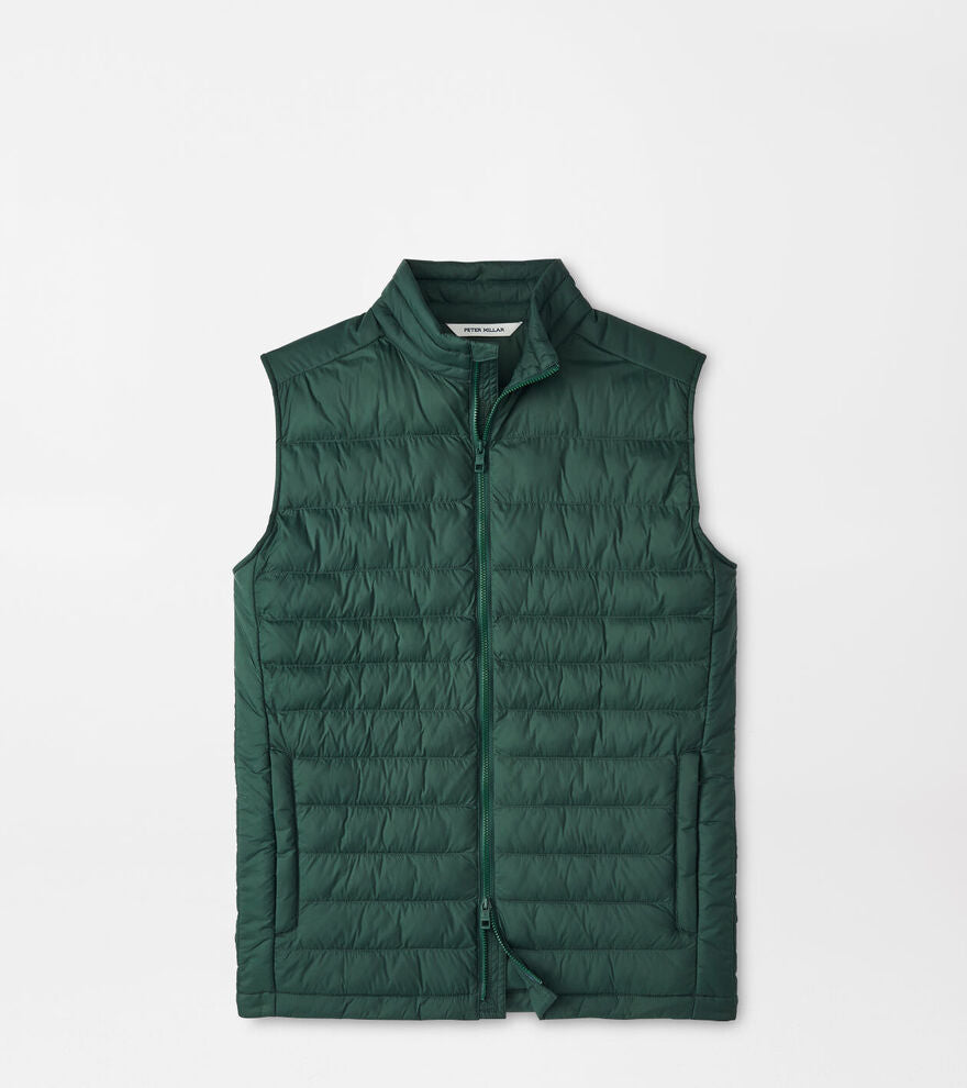 Peter Millar Apex Quilted Vest - Nordic Pine