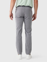 Peter Millar- Melange Performance Five Pocket Pant- Smoke