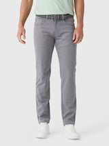 Peter Millar- Melange Performance Five Pocket Pant- Smoke