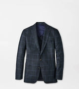 Peter Millar- Hughes Windowpane Soft Jacket- Pine Brook