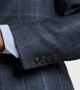 Peter Millar- Hughes Windowpane Soft Jacket- Pine Brook