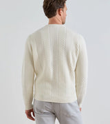 Peter Millar- Dolomite Crewneck Sweater- Almond